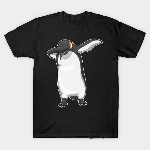 Penguin Hip Hop Dance T-Shirt by Markus Schnabel